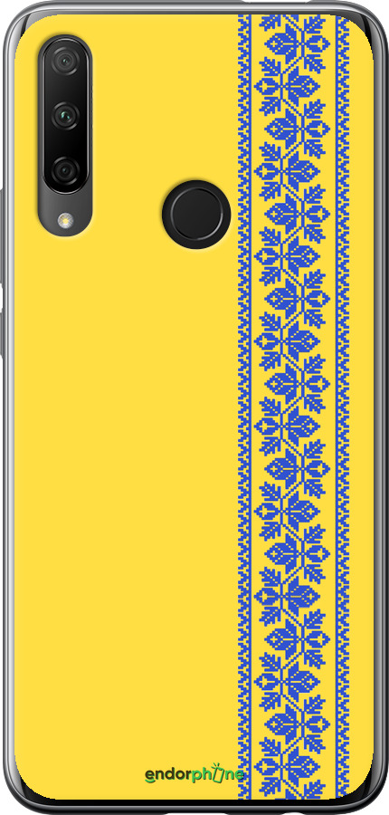 Силиконовый чехол Вышиванка 4 для Huawei Honor 9X - 569u-1746 изображение 