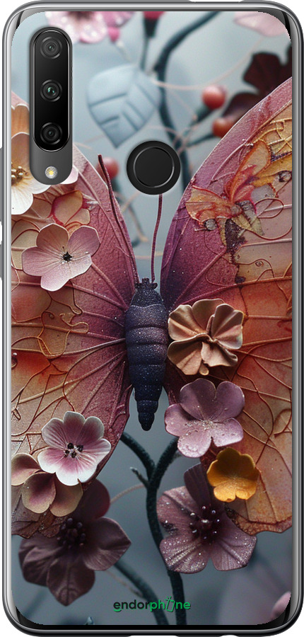 Силіконовий чехол Fairy Butterfly для Huawei Honor 9X - 6048u-1746 изображение 