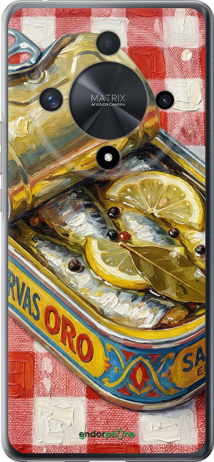 Силіконовий чехол Vintage Sardine Tin Phone для Huawei Honor Magic6 Lite - 6772u-3685 изображение 
