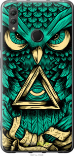 Силиконовый чехол Сова Арт-тату для Huawei Honor Note 10 - 3971u-1558 изображение 