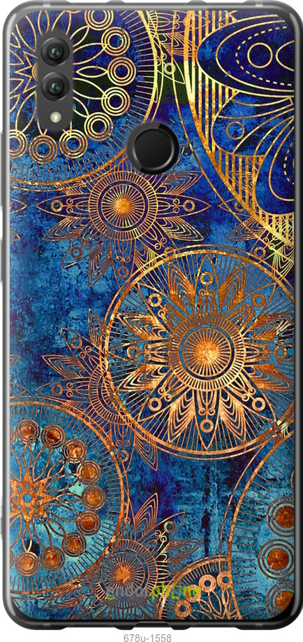 Силиконовый чехол Золотой узор для Huawei Honor Note 10 - 678u-1558 изображение 