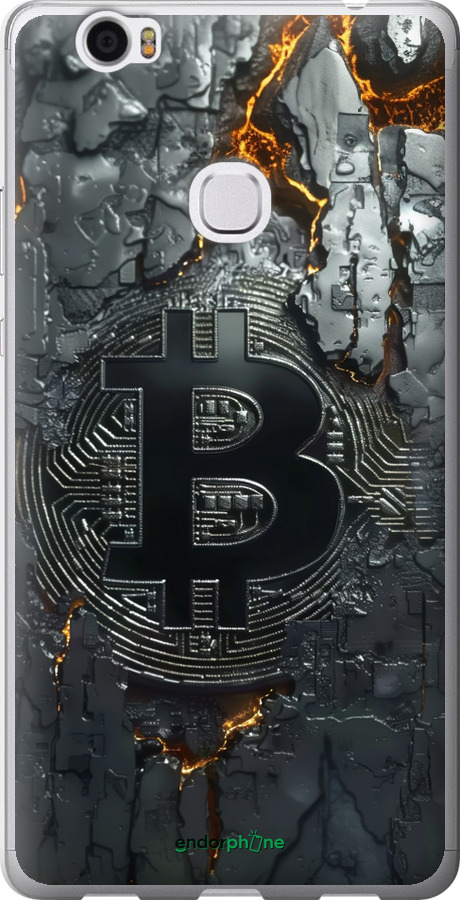 Силиконовый чехол Раскаленный биткойн для Huawei Honor Note 8 - 6091u-418 изображение 