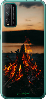 Силиконовый чехол Огонь для Huawei Honor Play 4T Pro - 6021u-1914 изображение 