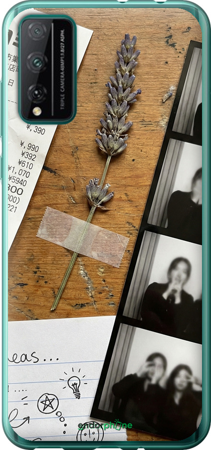 Силиконовый чехол Aesthetic Scrapbook Collage для Huawei Honor Play 4T Pro - 6773u-1914 изображение 