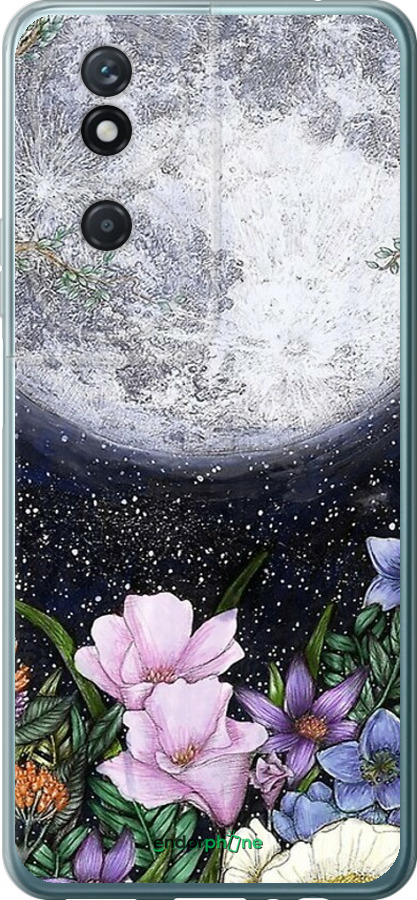 Силиконовый чехол Полночь в саду для Huawei Honor Play 50 Plus - 6259u-3399 изображение 