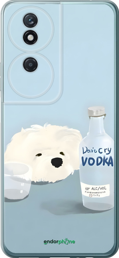 Силиконовый чехол Пес водка для Huawei Honor Play 50 Plus - 6368u-3399 изображение 
