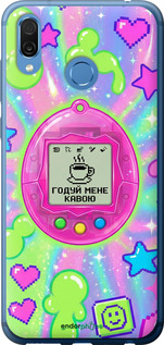 Силиконовый чехол Y2K Aesthetic Retro Pet: Годуй мене кавою для Huawei Honor Play - 6784u-1533 изображение 