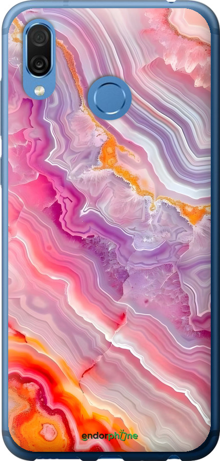 2D пластиковый чехол Мрамор 2 для Huawei Honor Play - 6307t-1533 изображение 