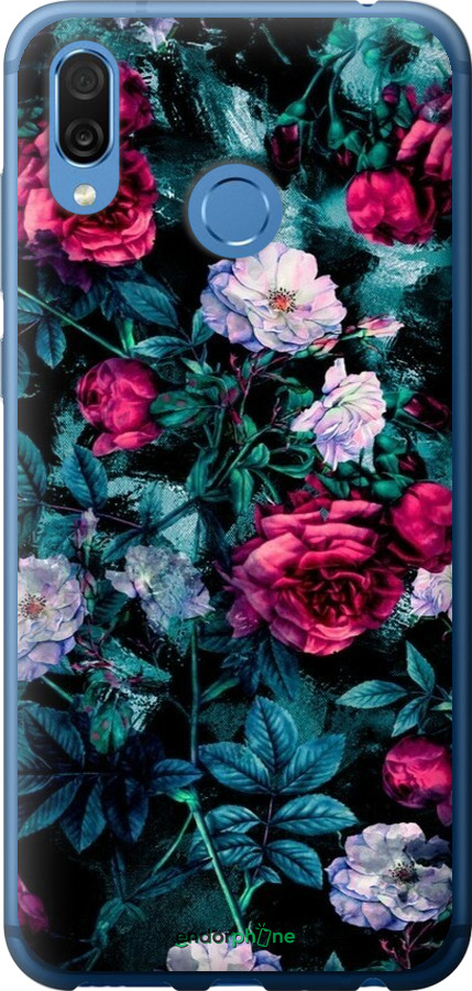 2D пластиковый чехол Сад и розы для Huawei Honor Play - 6483t-1533 изображение 