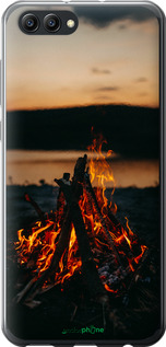 Силиконовый чехол Огонь для Huawei Honor V10 / View 10 - 6021u-1579 изображение 