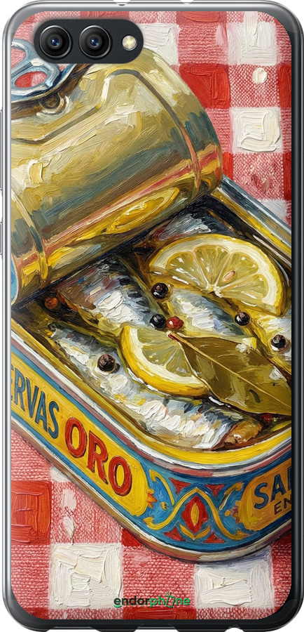 Силиконовый чехол Vintage Sardine Tin Phone для Huawei Honor V10 / View 10 - 6772u-1579 изображение 
