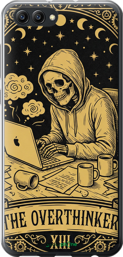 Силиконовый чехол The Overthinker для Huawei Honor V10 / View 10 - 6774u-1579 изображение 