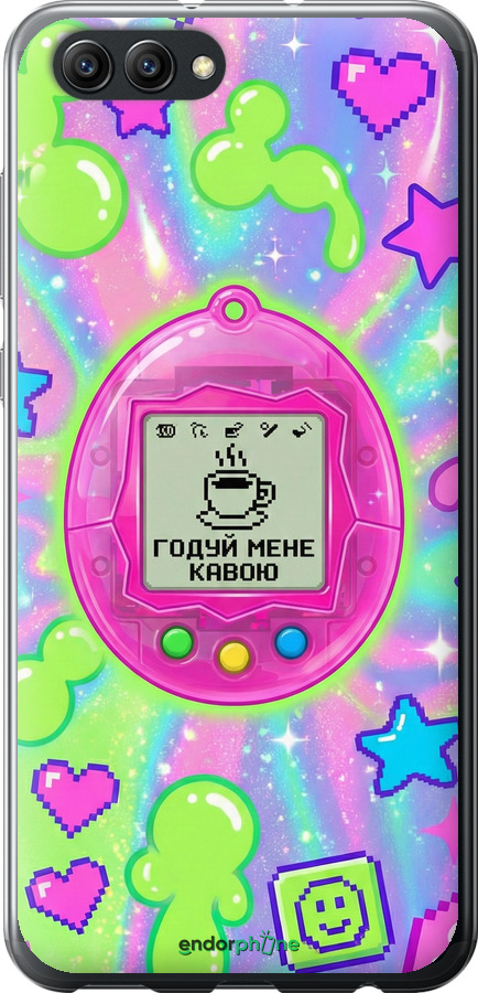 Силіконовий чехол Y2K Aesthetic Retro Pet: Годуй мене кавою для Huawei Honor V10 / View 10 - 6784u-1579 изображение 
