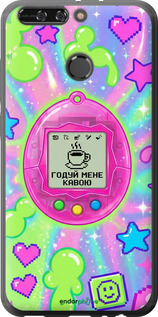 Силиконовый чехол Y2K Aesthetic Retro Pet: Годуй мене кавою для Huawei Honor V9 / Honor 8 Pro - 6784u-1246 изображение 