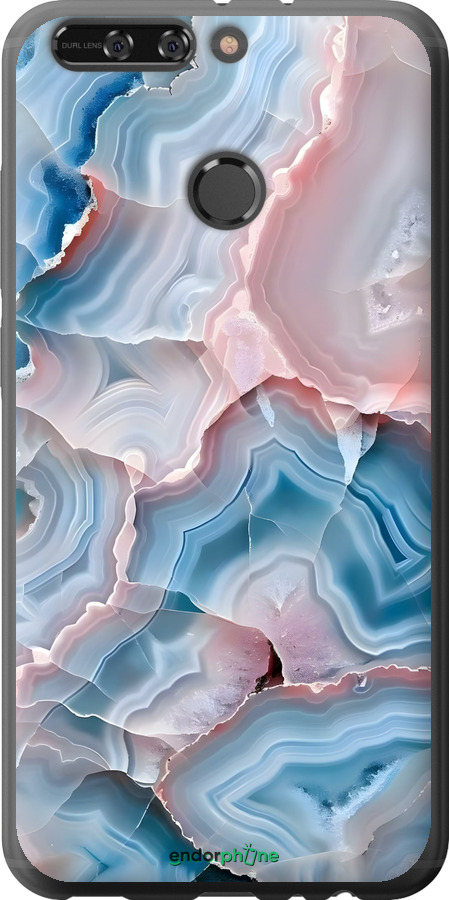 Силиконовый чехол Мрамор для Huawei Honor V9 / Honor 8 Pro - 6306u-1246 изображение 