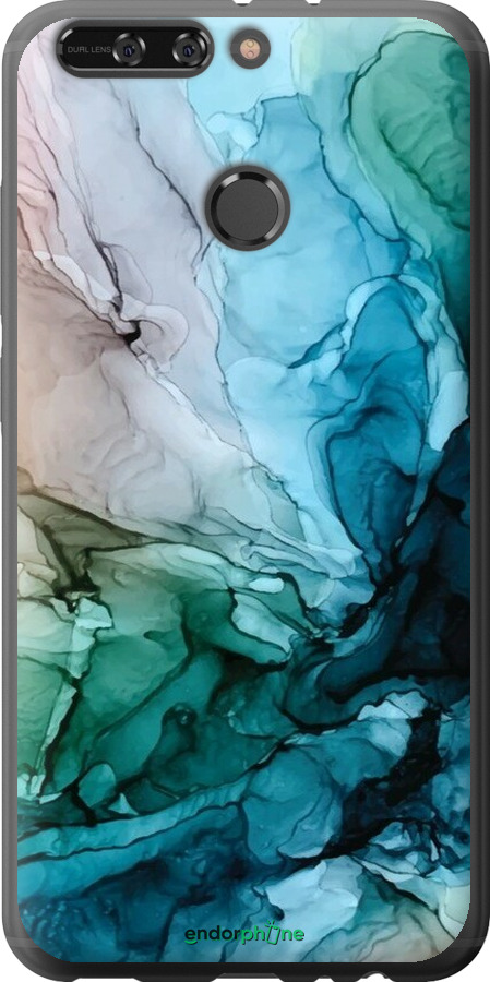 Силиконовый чехол С красочной абстрактной картиной Соленые берега для Huawei Honor V9 / Honor 8 Pro - 6405u-1246 изображение 