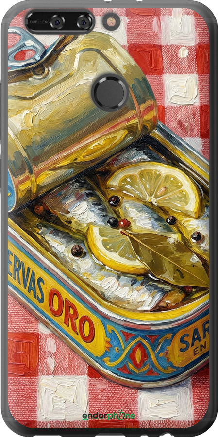 Силиконовый чехол Vintage Sardine Tin Phone для Huawei Honor V9 / Honor 8 Pro - 6772u-1246 изображение 