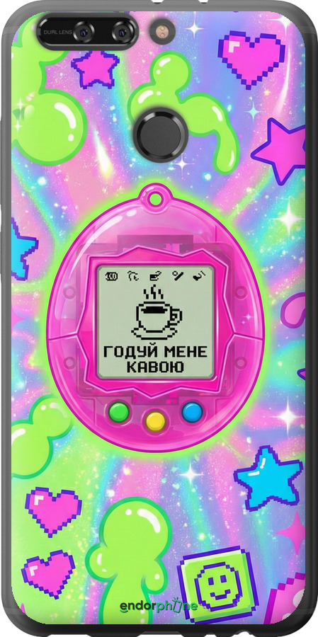 Силиконовый чехол Y2K Aesthetic Retro Pet: Годуй мене кавою для Huawei Honor V9 / Honor 8 Pro - 6784u-1246 изображение 