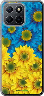 Силіконовий чохол 'Жовто-блакитні квіти ' для Huawei honor X6 зображення 7