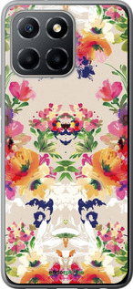 Силиконовый чехол Цветочный узор для Huawei Honor X8 5G - 1083u-4149 изображение 
