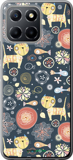 Силиконовый чехол Котята v4 для Huawei Honor X8 5G - 1224u-4149 изображение 