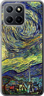 Силиконовый чехол Винсент Ван Гог. Звёздная ночь для Huawei honor X6 - 163u-3341 изображение 