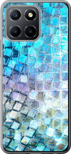 Силиконовый чехол Переливающаяся чешуя для Huawei Honor X8 5G - 227u-4149 изображение 