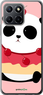 Силиконовый чехол Панда с пончиком для Huawei honor X6 - 3991u-3341 изображение 