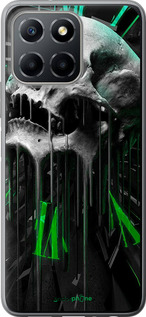 Силиконовый чехол Череп-часы для Huawei Honor X8 5G - 4100u-4149 изображение 