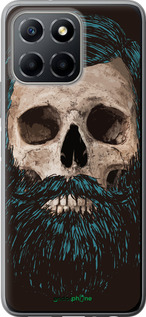 Силиконовый чехол Череп с бородой для Huawei honor X6 - 4102u-3341 изображение 