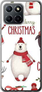 Силиконовый чехол Merry Christmas для Huawei honor X6 - 4106u-3341 изображение 