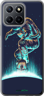 Силиконовый чехол Космонавт на скейтборде для Huawei honor X6 - 4145u-3341 изображение 