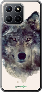 Силиконовый чехол Волк-арт для Huawei honor X6 - 4163u-3341 изображение 