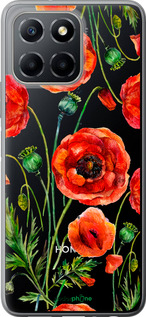 Силиконовый чехол Нарисованные маки для Huawei honor X6 - 4278u-3341 изображение 