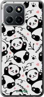 Силіконовий чехол Панди для Huawei Honor X8 5G - 4318u-4149 изображение 