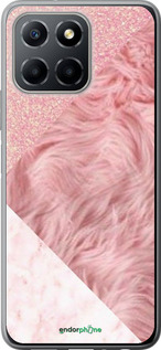 Силиконовый чехол Розовые текстуры для Huawei Honor X8 5G - 4343u-4149 изображение 