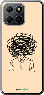 Силиконовый чехол Мысли для Huawei Honor X8 5G - 4568u-4149 изображение 