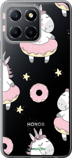 Силиконовый чехол Единорожки для Huawei honor X6 - 4659u-3341 изображение 