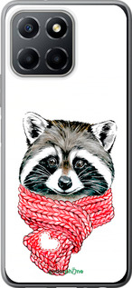 Силиконовый чехол Енот в шарфе для Huawei honor X6 - 4688u-3341 изображение 