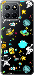 Силиконовый чехол Космос для Huawei Honor X8 5G - 4735u-4149 изображение 