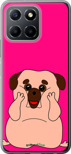 Силиконовый чехол Весёлый мопс для Huawei honor X6 - 4908u-3341 изображение 