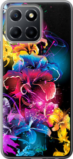 Силиконовый чехол Абстрактные цветы для Huawei honor X6 - 511u-3341 изображение 