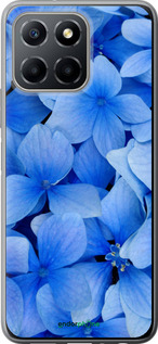Силиконовый чехол Синие цветы для Huawei honor X6 - 526u-3341 изображение 