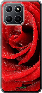 Силиконовый чехол Красная роза для Huawei Honor X8 5G - 529u-4149 изображение 
