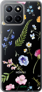 Силиконовый чехол Цветочный фон v2 для Huawei honor X6 - 5472u-3341 изображение 