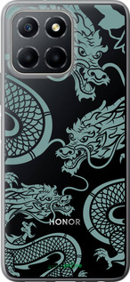 Силиконовый чехол Дракон для Huawei Honor X8 5G - 5476u-4149 изображение 