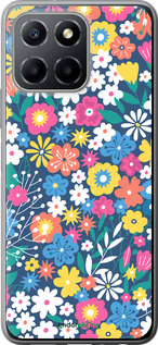 Силиконовый чехол Цветочный фон v4 для Huawei honor X6 - 5494u-3341 изображение 