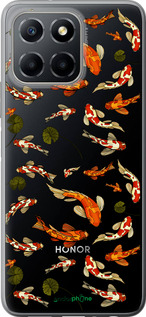 Силиконовый чехол Рыбы Кои для Huawei honor X6 - 5535u-3341 изображение 