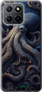 Силиконовый чехол Осьминог для Huawei honor X6 - 5551u-3341 изображение 