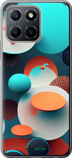 Силиконовый чехол Горошек абстракция для Huawei honor X6 - 5608u-3341 изображение 